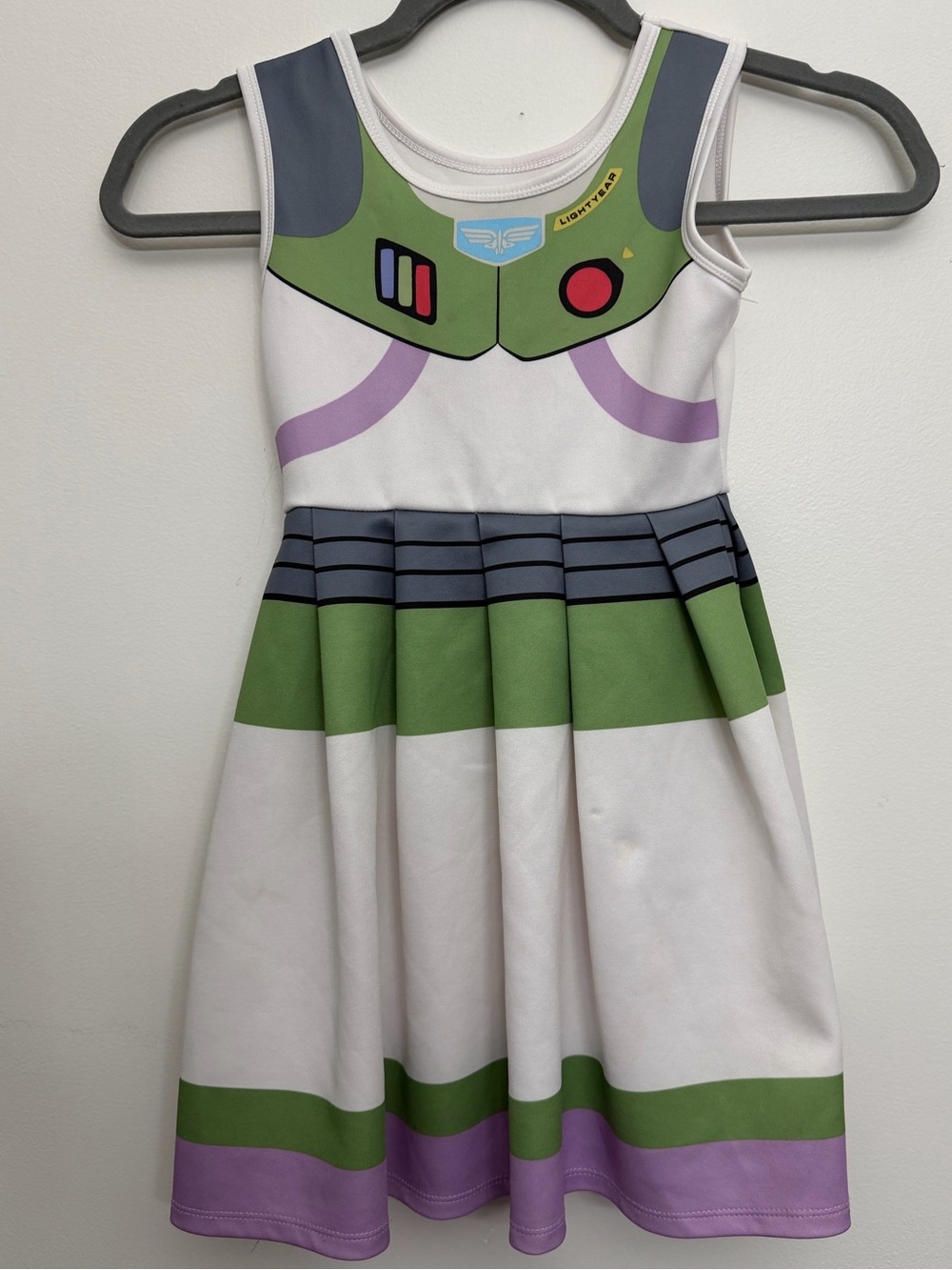 Buzz Lightyear Costume Dress Girls Size 6-6X